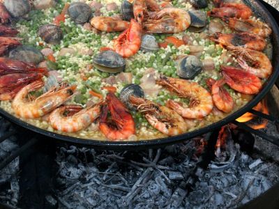 spansk mad opskrift på Paella