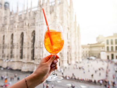 Aperol Spritz Drink, Opskrift - Min Morgenmad i Milano